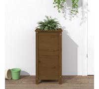 vidaXL Jardinière Marron miel 40x40x78 cm Bois de pin