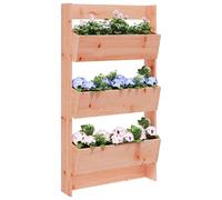 vidaXL Jardinière murale bois - 60x18,5x110 cm