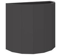 Vidaxl Jardinière Noir 60 X 30 X 50 Cm Acier