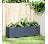 vidaXL Jardinière, Pot de Fleurs, Bac à Fleurs, Pot à Plantes, Boîte à Fleurs Jardin Terrasse Patio Extérieur, Bleu Gris 367856