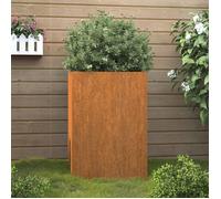 vidaXL Bac à plantes 42 x 38 x 75 cm Acier corten