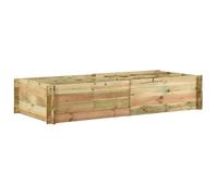 vidaXL Lit surélevé pour légumes en pin imprégné 197x100x40 cm