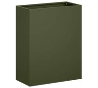 vidaXL Jardinière pour plantes, vert olive, 40 x 20 x 50 cm, acier laminé à froid