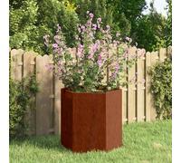 vidaXL Jardinière Rouillée - Acier Corten