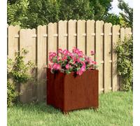 vidaXL Jardinière sur pieds Acier corten