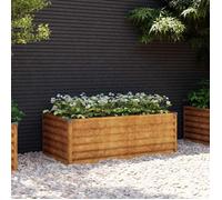 vidaXL Lit surélevé 100 x 50 x 36 cm acier corten