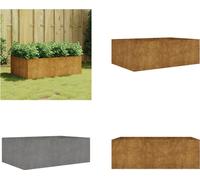 vidaXL Jardinière surélevée 120x80x40 cm, acier corten - Jardinière surélevée - Jardinières surélevées - Pot de plantation - Pot à fleurs
