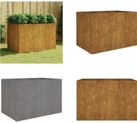 vidaXL Jardinière surélevée 120x80x80 cm, acier Corten - Jardinière surélevée - Jardinières surélevées - Pot de plantation - Pot à fleurs
