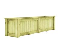 vidaXL Lit surélevé 196 x 50 x 50 cm Bois de pin imprégné
