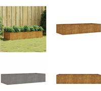 vidaXL Jardinière surélevée 200x80x40 cm, acier corten - Jardinière surélevée - Jardinières surélevées - Pot de plantation - Pot à fleurs