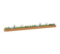 vidaXL Jardinière surélevée 970 x 50 x 36 cm Acier galvanisé, Bac à Fleurs pour Jardin et terrasse, Plats en Acier durables, déco extérieure pour espaces urbains