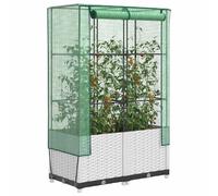 vidaXL Jardinière surélevée avec housse 80x40x138 cm