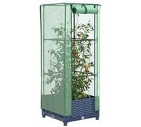 VIDAXL Jardinière surélevée rotin 40x40x123 cm