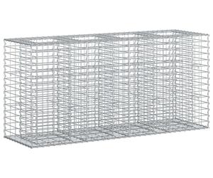 vidaXL Jardinière surélevée en gabions, 170 x 50 x 80 cm, acier galvanisé, argenté