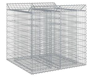 vidaXL Jardinière surélevée en gabions, 2 pièces, 100 x 100 x 100 cm, acier galvanisé