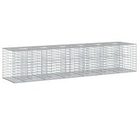 vidaXL Jardinière surélevée en gabions, 2 pièces, 260 x 60 x 55 cm, acier galvanisé