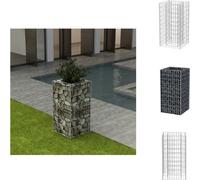 vidaXL Jardinière surélevée en gabions, acier, 50x50x100 cm - Pots de fleurs et contenants de plantation