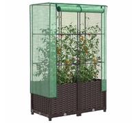 vidaXL Jardinière surélevée - Marron