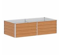 Vidaxl Jardinière Surélevée Marron Clair 160 X 80 X 45 Cm
