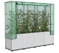 VidaXL Jardinière surélevée rotin 160x40x153 cm
