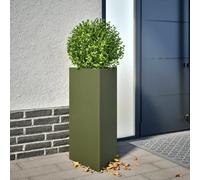 vidaXL Jardinière Triangulaire - Vert Olive