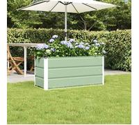 vidaXL Jardinière Vert 100 x 40 x 45 cm Acier 42018236
