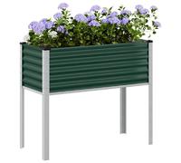 vidaXL Jardinière vert 100x41x90 cm acier