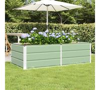 Vidaxl Jardinière Vert 160 X 80 X 45 Cm Acier