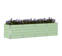 Bac à plantes vidaXL vert 320 x 80 x 75 cm en acier