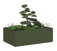 vidaXL Jardinière Vert Olive