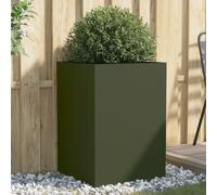 vidaXL Jardinière vert olive 52x48x75 cm