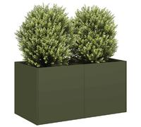 vidaXL Jardinière Vert Olive 80x40x40 cm