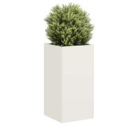vidaXL Jardinière vidaXL Blanc 40x40x80 cm
