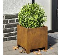 vidaXL Jardinières 2 pcs 30x30x30 cm - Acier résistant aux intempéries