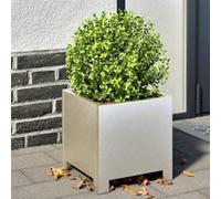 vidaXL Bac à plantes 2 pcs. 30x30x30 cm acier inoxydable