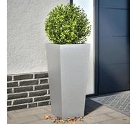 vidaXL Bac à plantes 2 pièces 35×35×75 cm Acier galvanisé