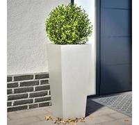 vidaXL Bac à plantes 2 pcs. 35x35x75 cm acier inoxydable