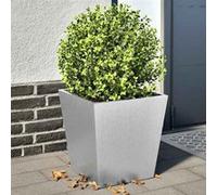 vidaXL Bac à plantes 2 pcs 40x40x40 cm acier galvanisé 851063