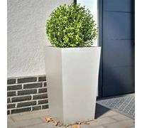 vidaXL Bac à plantes 2 pcs. 45x45x75 cm acier inoxydable