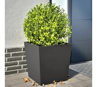 vidaXL Jardinières 2 pcs - Acier 50x50x50 cm