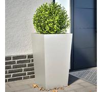 vidaXL Jardinières 2 pcs acier inoxydable