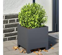 VIDAXL Jardinières 2 pcs anthracite