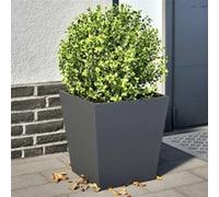vidaXL Bac à plantes 2 pcs. Anthracite 40x40x40 cm Acier