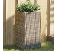 vidaXL Jardinières 2 pcs gris