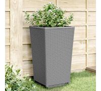 vidaXL Jardinières 2 pcs Gris Clair 32,5x57 cm Polypropylène