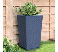 vidaXL Jardinières 4 pcs bleu gris
