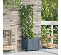 vidaXL Jardinières avec système d'irrigation légère - Gris clair