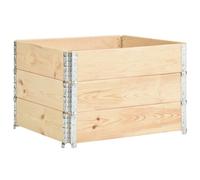 Vidaxl Jardinières Surélevées 3 Pcs 100x100 Cm Bois De Pin Solide
