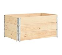 vidaXL Jardinières surélevées 3 pièces 80x120 cm Bois de pin massif