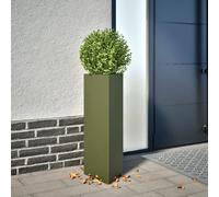 vidaXL Jardinières Triangulaires 2 pcs - Vert Olive